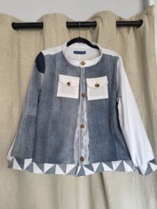 veste finition patchwork de L'atelier d'Adonis